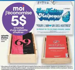 Metro Les Huîtres Malpeque offer