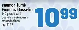 Metro Fumoirs Gosselin smoked salmon offer