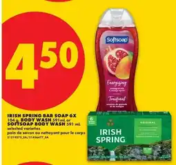 No Frills Irish spring bar soap offer