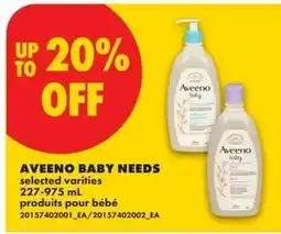No Frills Aveeno baby needs offer