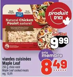 Metro Maple Leaf natural chicken offer