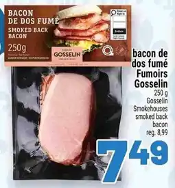 Metro Gosselin smoked back bacon offer