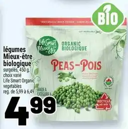 Metro Life Smart Organic vegetables offer