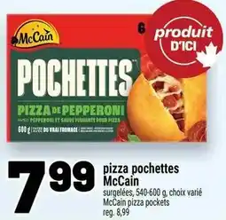 Metro mccain pizza pochettes offer