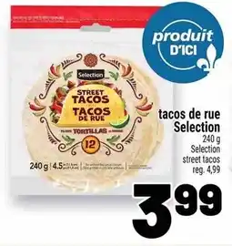 Metro Selection street tacos offer