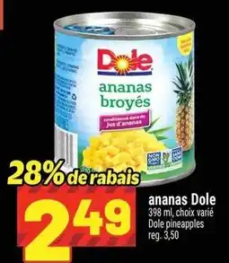 Metro Dole ananas broyés offer