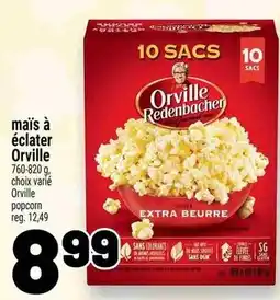 Metro Orville popcorn offer