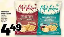 Metro Miss Vickie's potato chips offer