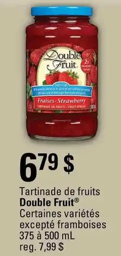 Metro Double Fruit tartinade de fruits offer