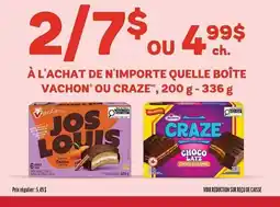 Metro Vachon Jos Louis or Craze offer