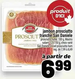 Metro San Daniele prosciutto tranché offer