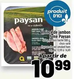 Metro Paysan emincé de jambon fumé offer
