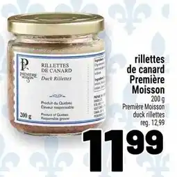Metro Première Moisson duck rillettes offer
