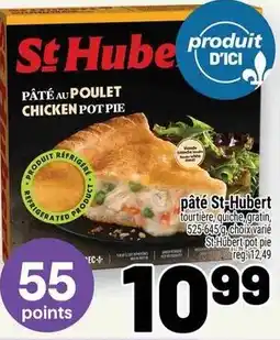Metro St Hubert chicken pot pie offer
