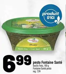 Metro Fontaine Santé pesto offer