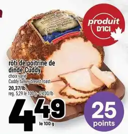 Metro Cuddy turkey breast roast offer