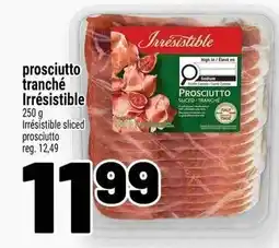 Metro Irresistible prosciutto sliced offer
