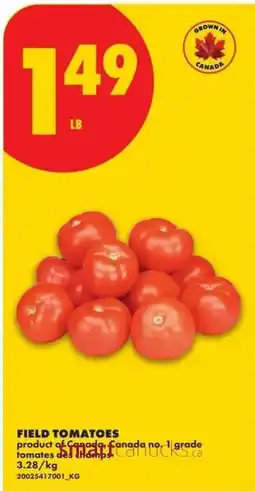 No Frills Field Tomatoes offer
