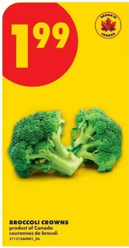 No Frills Broccoli crowns offer