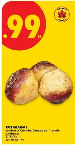 No Frills rutabagas offer