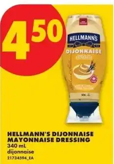 No Frills hellmann's dijonaise mayonnaise dressing offer