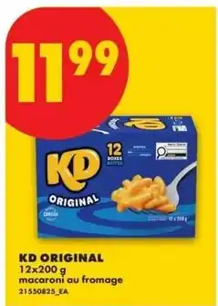 No Frills Kd original macaroni au fromage offer
