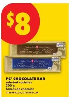 No Frills PC chocolate bar offer