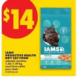 No Frills Iams proactive health dry cat food offer