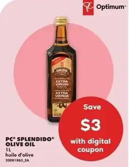 No Frills pc splendido olive oil offer