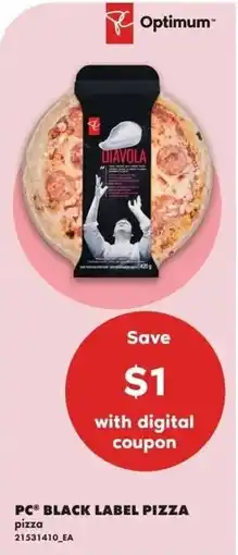 No Frills Optimum pc black label pizza offer