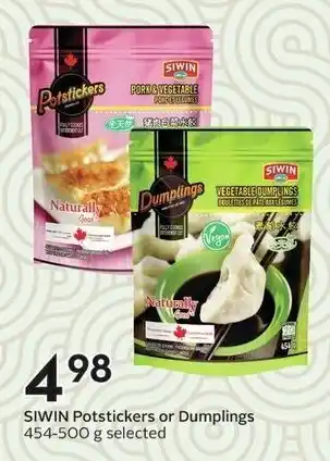 Siwin potstickers or dumplings