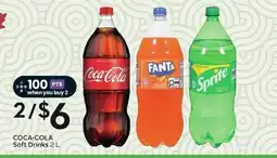 Sobeys Coca-Cola Soft Drinks offer