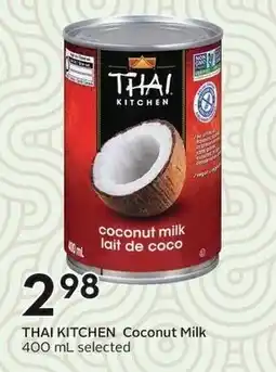 Sobeys Thai kitchen coconut milk offer