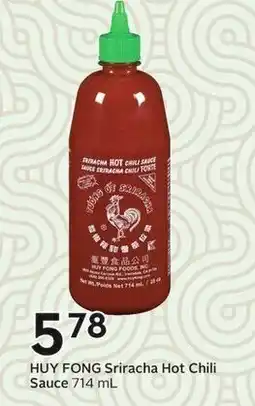 Sobeys Huy Fong Sriracha Hot Chili Sauce offer