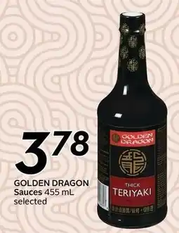 Sobeys Golden Dragon sauces offer