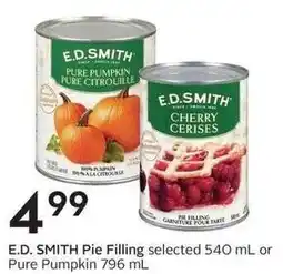 Sobeys E.D. Smith pie filling offer