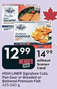 Sobeys High Liner Signature Cuts offer