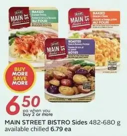 Sobeys Main Street Bistro Sides offer