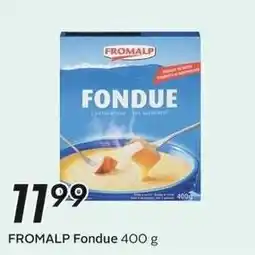 Sobeys Fromalp fondue offer