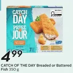 Sobeys Catch of the day breaded or battered fish offer