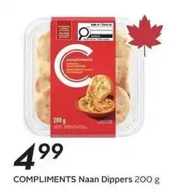 Sobeys Compliments Naan Dippers offer