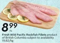 Sobeys Fresh Wild Pacific Rockfish Fillets offer