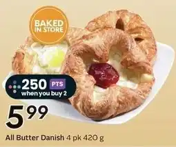Sobeys All Butter Danish offer