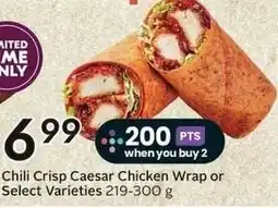 Sobeys Chili Crisp Caesar Chicken Wrap offer