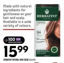 Sobeys Herbatint natural hair color selected offer