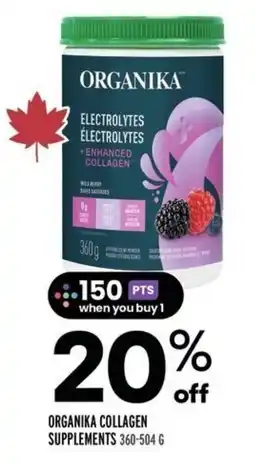 Sobeys Organika collagen supplements offer