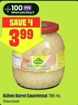 FreshCo Kühne Barrel Sauerkraut offer
