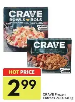 Sobeys Crave frozen entrees offer