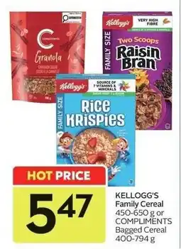 Sobeys Kellogg's Family Cereal offer