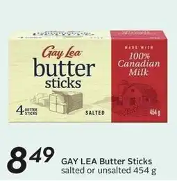 Sobeys Gay Lea butter sticks offer